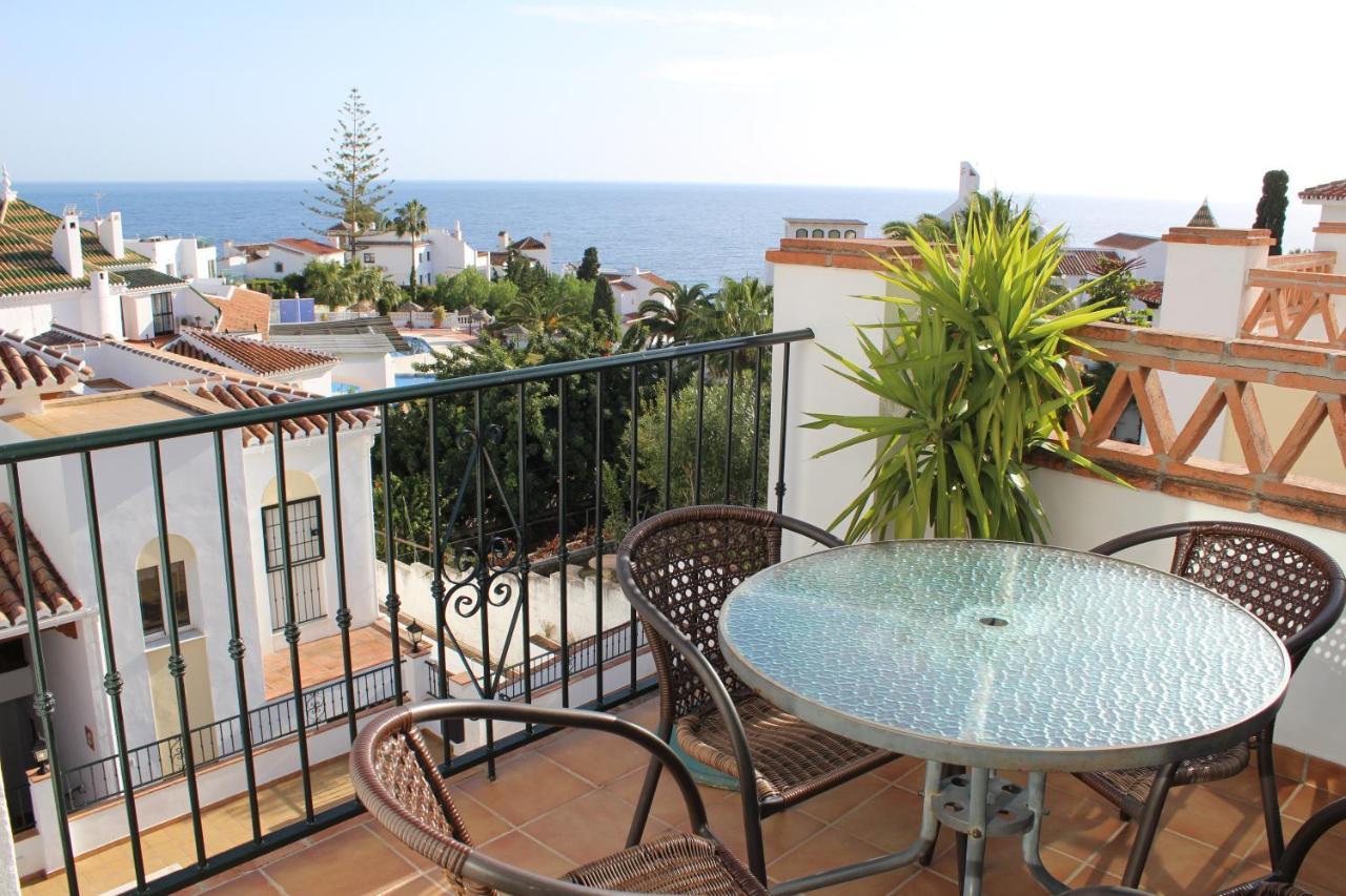 Playa Burriana, Tva Terasser, Havsutsikt, Pool Nerja Exterior photo